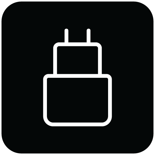 white-tulips-dentistry-phone-charger-icon_black